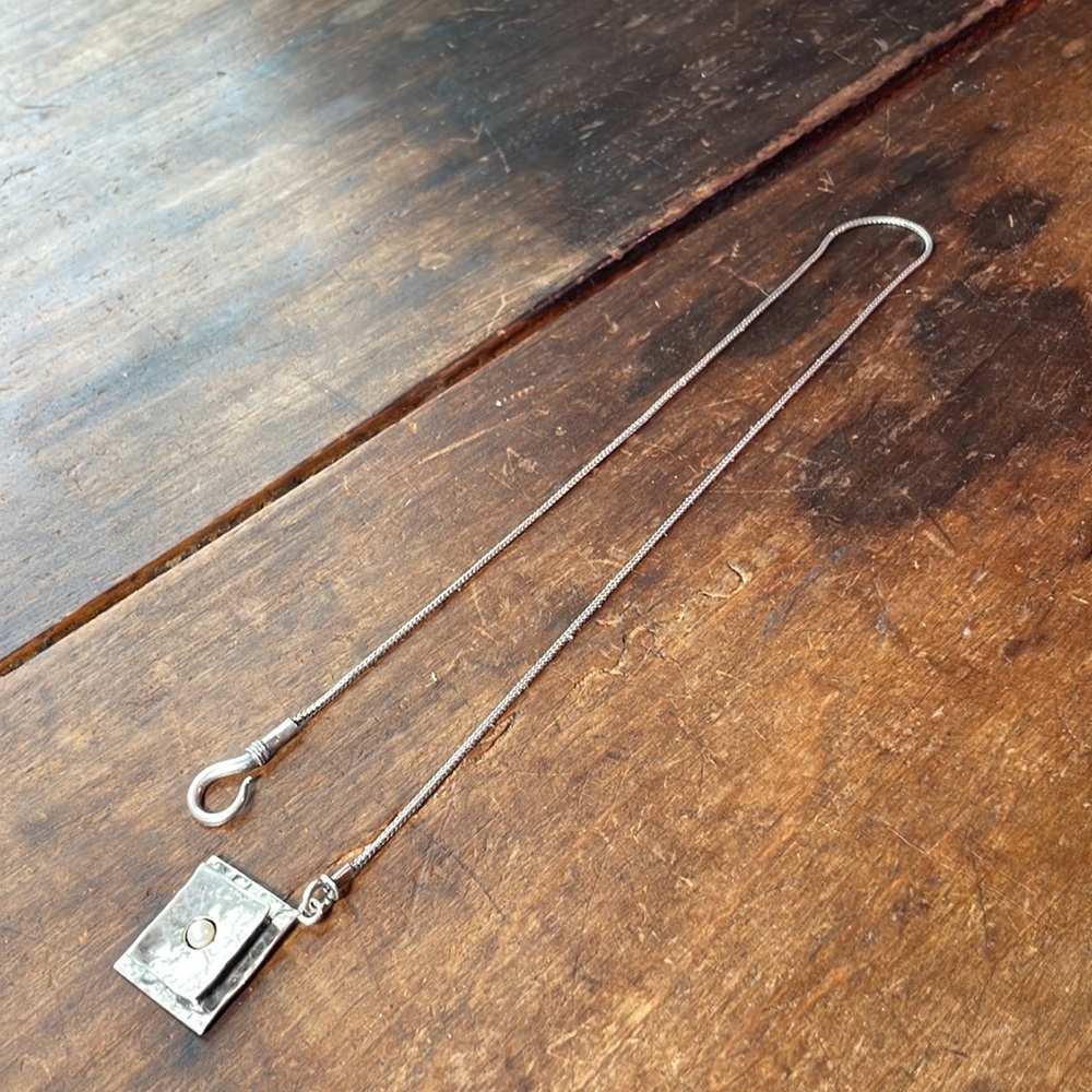 SILPADA x DIDAE Vintage Sterling & Pearl Brutalist / Modernist Hook Clasp - Picture 15 of 16